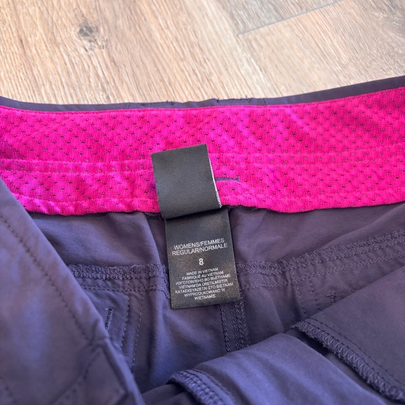 The North Face Women’s Outdoor Nylon Pants Purple Size 8 31.5x32 - Picture 7 of 12